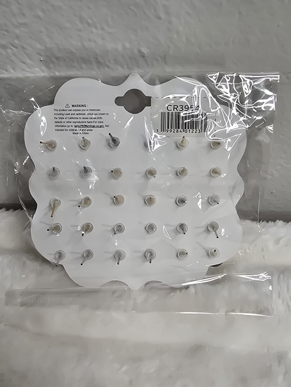 Nicole Black & Gold 12-Pair Mixed Stud Earring Set - Picture 3 of 4